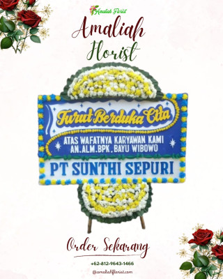 Papan Bunga Duka di Murante