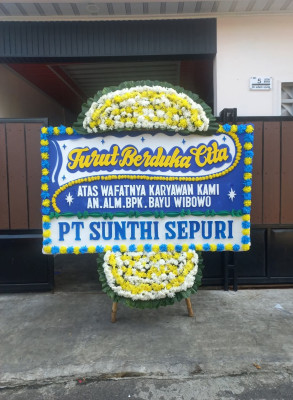 Papan Bunga Duka di Murante