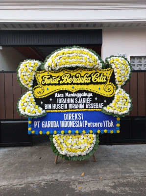 Papan Bunga Duka di Murante