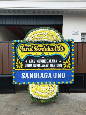 Papan Bunga Duka di Murante
